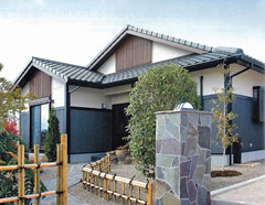 デザイン性にも優れた屋根材
